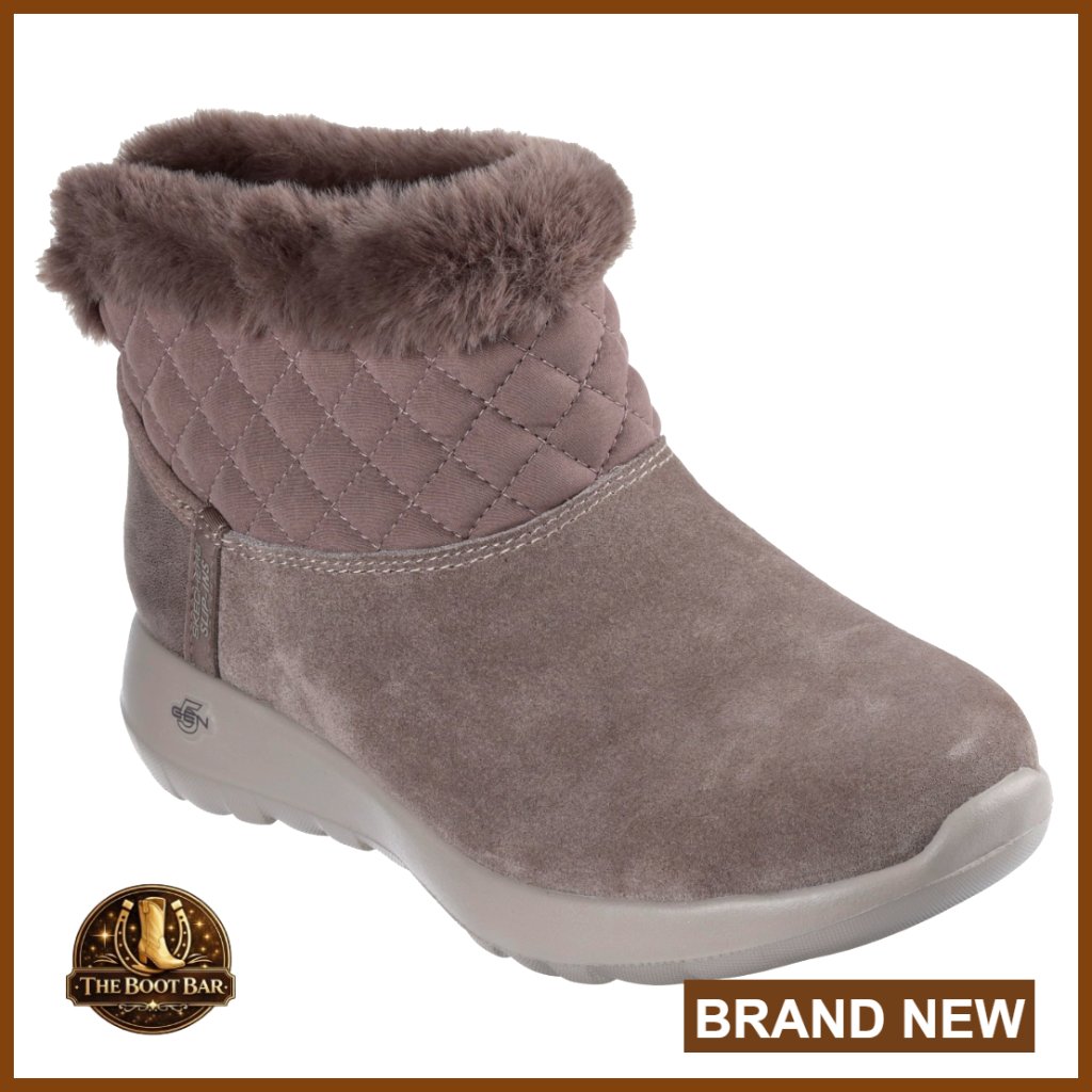 Suede Slip-On Ankle Boot With Memory Foam Insole, Water Resistant